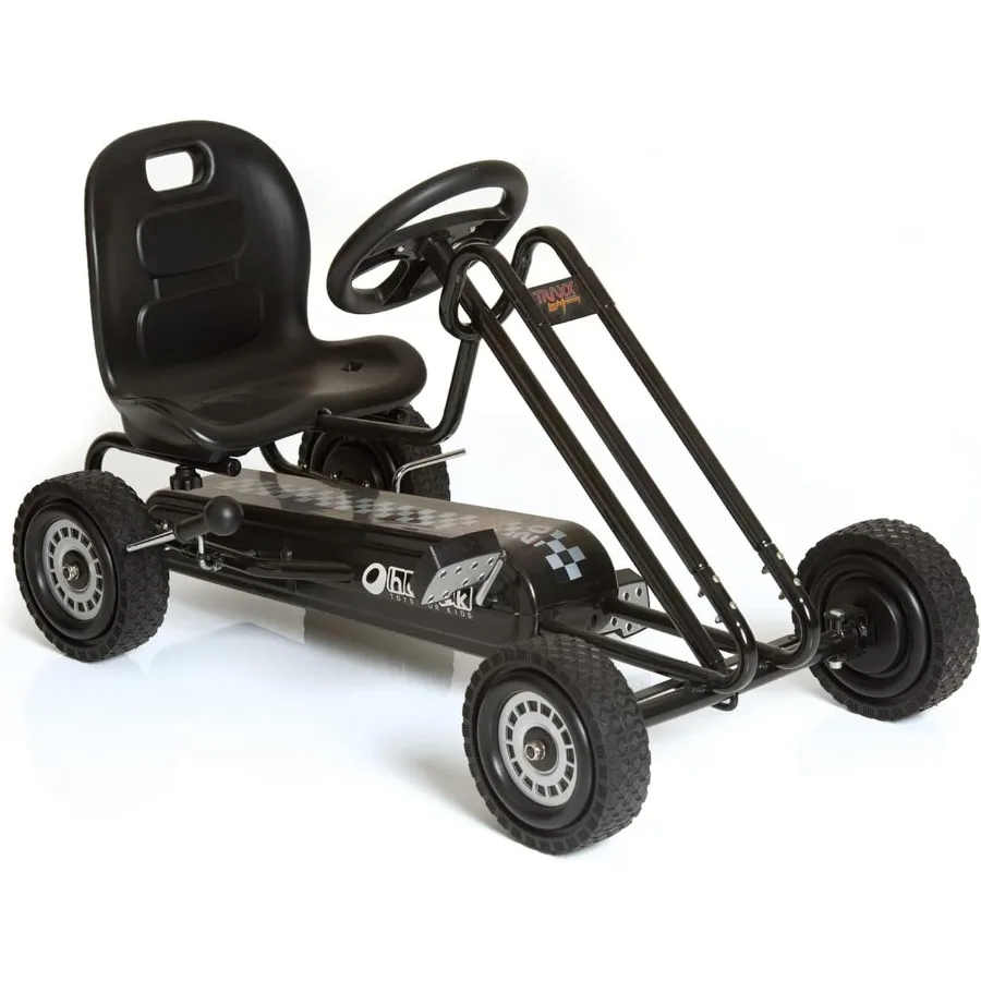 hauck Lightning Ergonomic Pedal Ride-On Go Kart Toy for Boys and Girls Black
hauck Lightning Ergonomic Pedal Ride-On Go Kart Toy for Boys and Girls Black