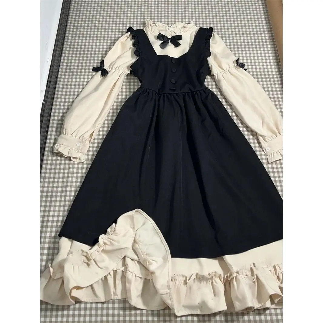 Spring French Elegant 2 Piece Dress Sets Women Casual Y2k Blouse + Sleeveless Strap Dress Outfits Japanese Kawaii Vintage Suits
Spring French Elegant 2 Piece Dress Sets Women Casual Y2k Blouse + Sleeveless Strap Dress Outfits Japanese Kawaii Vintage Suits