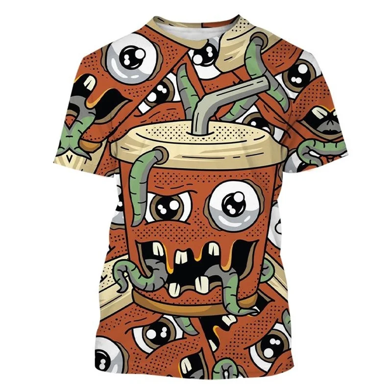 Food 3D Printing Cola Ice Cream French Fries T-Shirt Men Cartoon Personality Fruit Short Sleeves Summer Harajuku Casual T Shirt
Food 3D Printing Cola Ice Cream French Fries T-Shirt Men Cartoon Personality Fruit Short Sleeves Summer Harajuku Casual T Shirt
