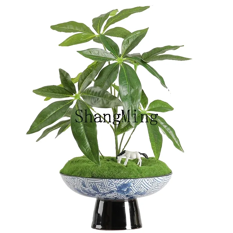 HJ Simulation Office Living Room Bionic Green Plant Small Potted Plant Ornament Fortune Tree Interior Decoration Plant Bonsai
HJ Simulation Office Living Room Bionic Green Plant Small Potted Plant Ornament Fortune Tree Interior Decoration Plant Bonsai