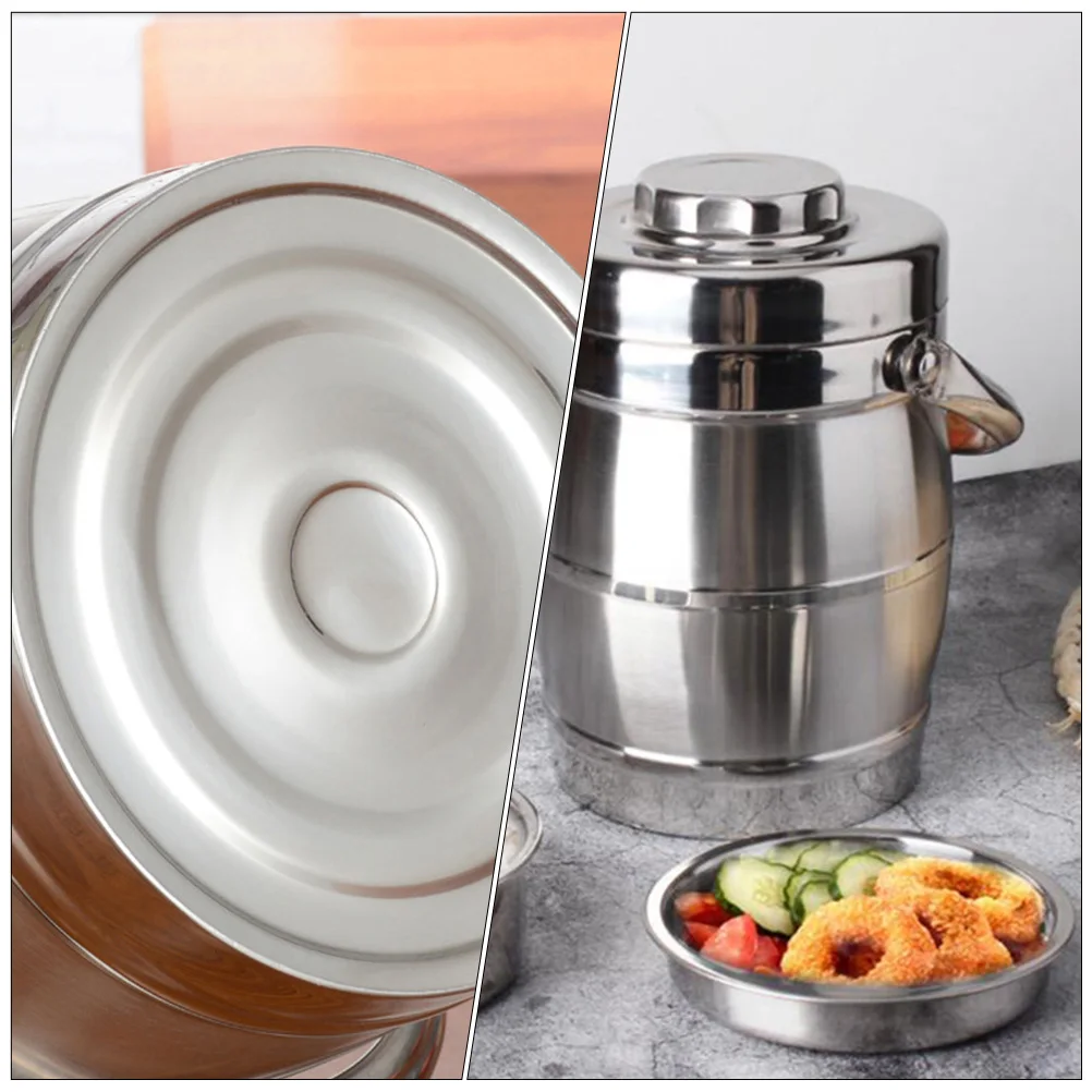 Термальный ланч-бокс из нержавеющей стали, изолированный контейнер для еды, герметичная двойная сковорода, большая емкость для хранения супа для работы в школе
Термальный ланч-бокс из нержавеющей стали, изолированный контейнер для еды, герметичная двойная сковорода, большая емкость для хранения супа для работы в школе