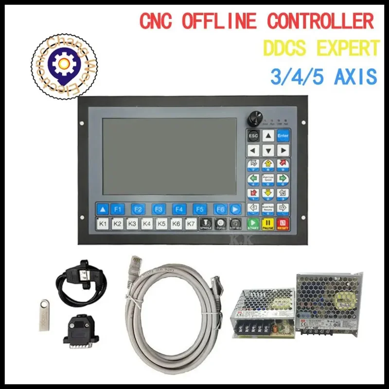V2 DDCS-EXPERT 3axis4axis5Axis CNC Standalone Offline Controller Support Closeloop Stepper/ATC Controller Replace DDCSV3.1 mach3
V2 DDCS-EXPERT 3axis4axis5Axis CNC Standalone Offline Controller Support Closeloop Stepper/ATC Controller Replace DDCSV3.1 mach3