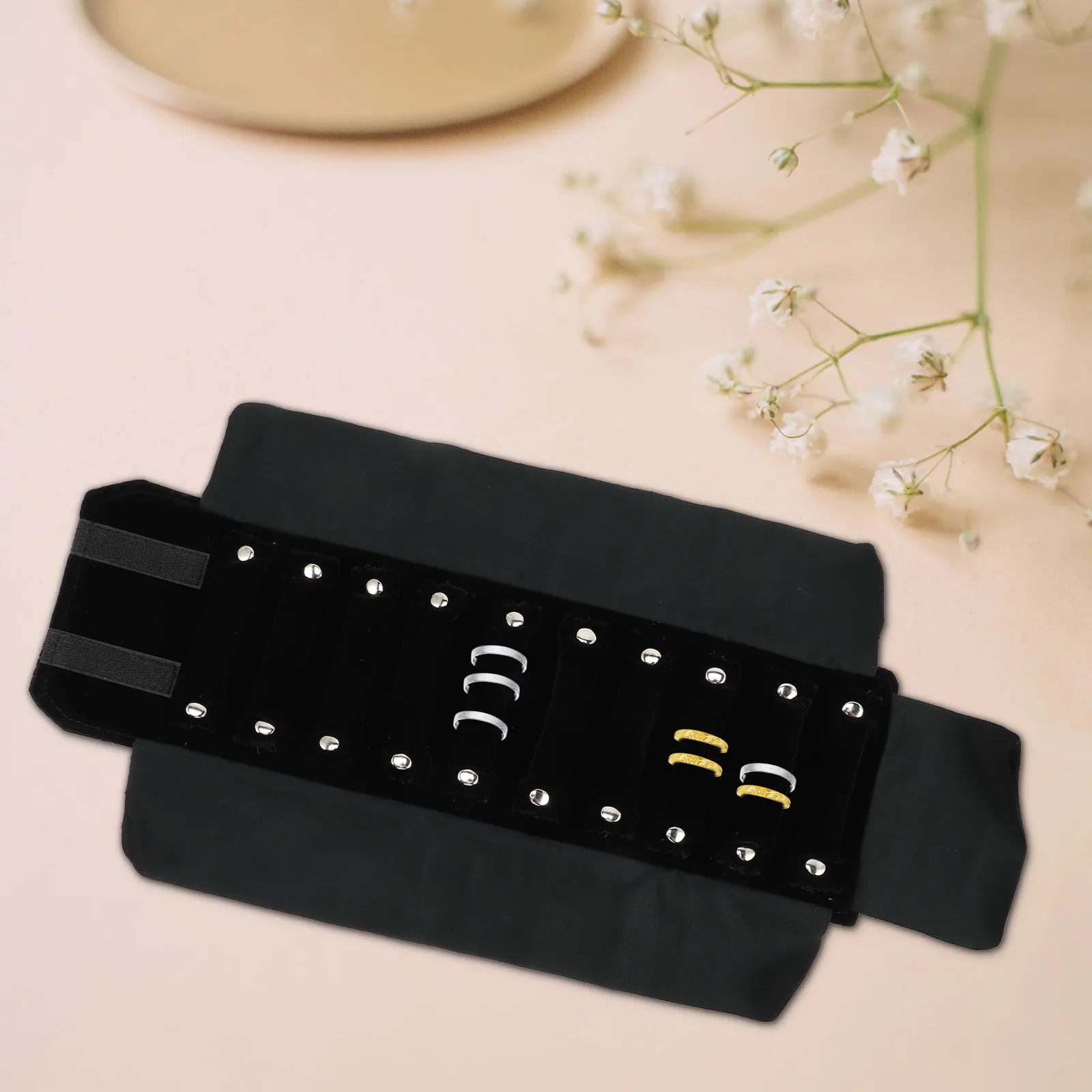 Black Jewelry Display Bag Small Ring Storage Travel Organizer Portable Necklace Bracelet Case Foldable Home Use Jewelry Pouch
Black Jewelry Display Bag Small Ring Storage Travel Organizer Portable Necklace Bracelet Case Foldable Home Use Jewelry Pouch