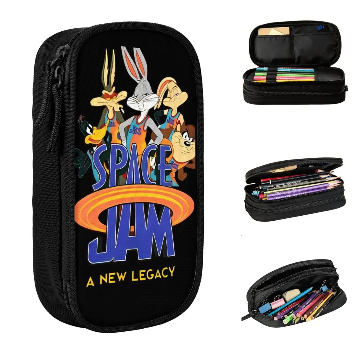 Lovely A New Legacy Space Jam Pencil Cases Pencil Pouch Pen for Girl Boy Big Capacity Bag Office Cosmetic Stationery
Lovely A New Legacy Space Jam Pencil Cases Pencil Pouch Pen for Girl Boy Big Capacity Bag Office Cosmetic Stationery