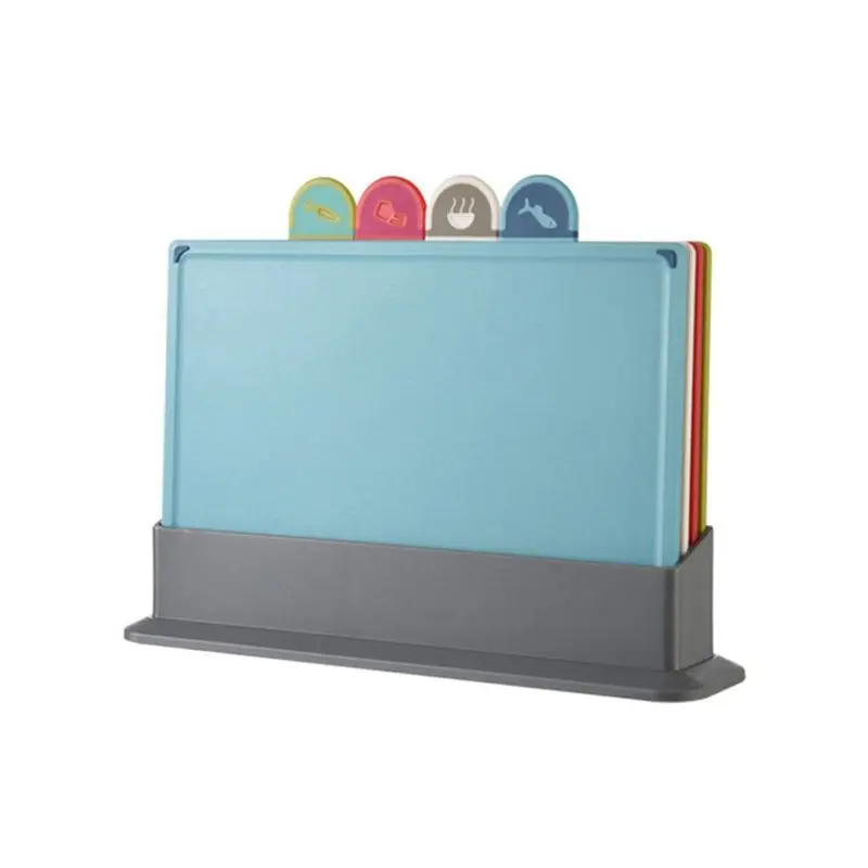 Cutting Boards 4Pcs/Set With Holder For Kitchen,Chopping Block With Food Icons,Anti Bacterium,Dishwasher Safe, Non-Slip-A50M
Cutting Boards 4Pcs/Set With Holder For Kitchen,Chopping Block With Food Icons,Anti Bacterium,Dishwasher Safe, Non-Slip-A50M