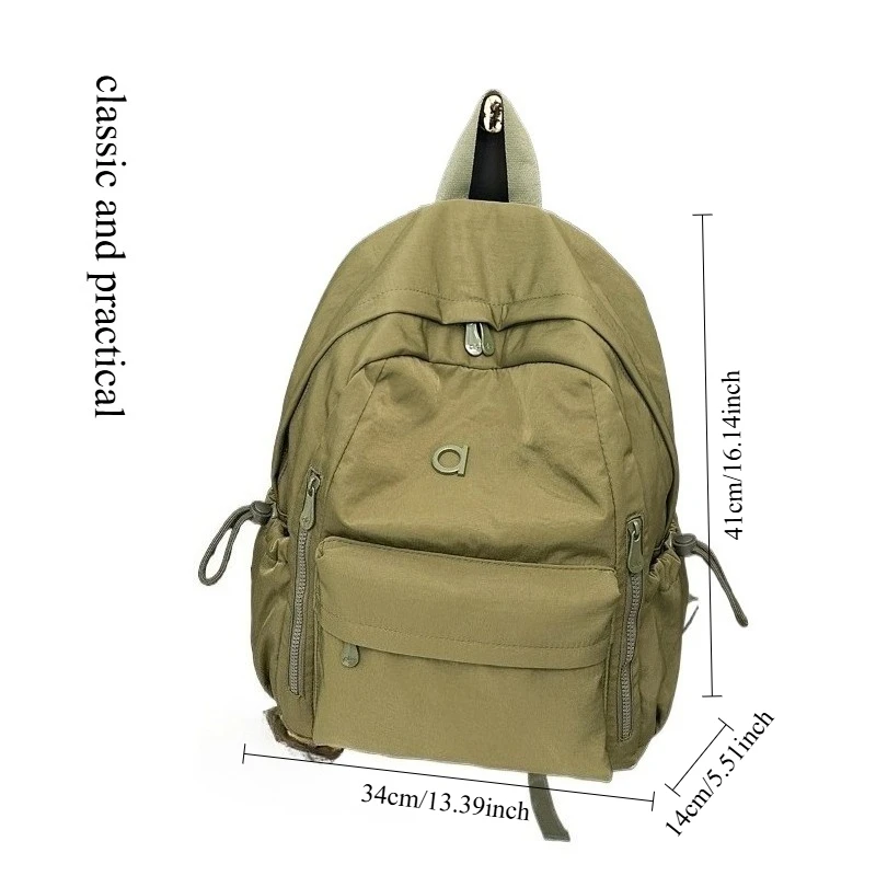 2026Classic practical women's new commuting high-value backpack trendy brand simple and lightweight backpack collegestudent bag
2026Classic practical women's new commuting high-value backpack trendy brand simple and lightweight backpack collegestudent bag