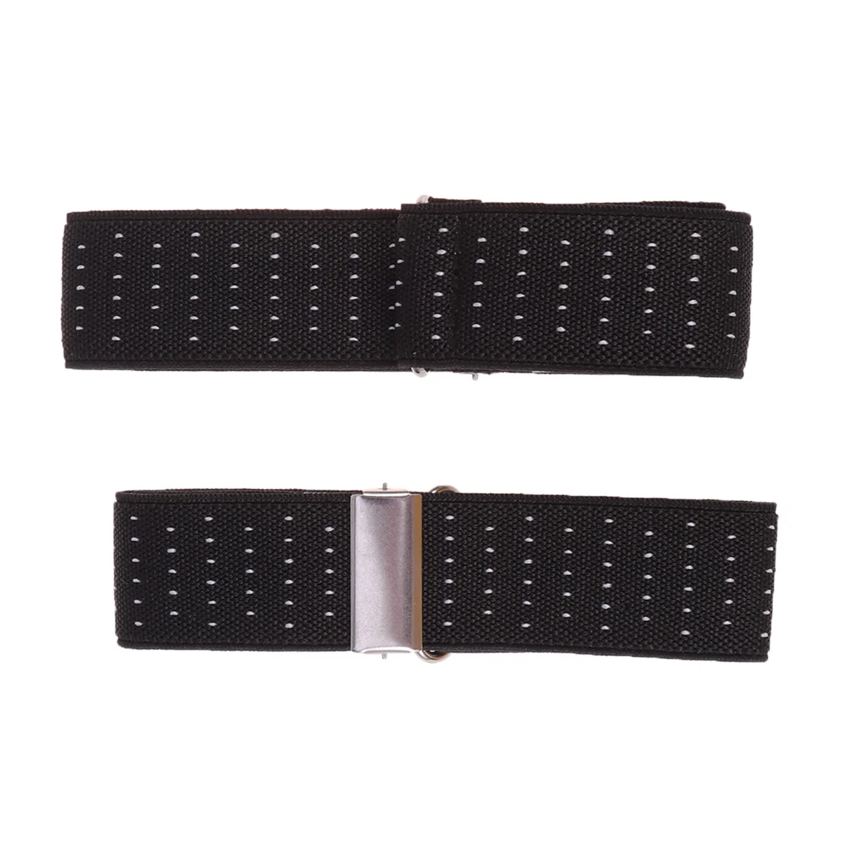 1Pair Shirt Armband Durable Non Adjustable Chinlon Shirt Lock Belt for Men Women Anti-Slip Clip Office Formal Black White
1Pair Shirt Armband Durable Non Adjustable Chinlon Shirt Lock Belt for Men Women Anti-Slip Clip Office Formal Black White