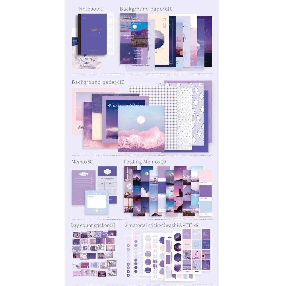 155Pcs/set Thickened Handbook Gift Box Set Exquisite Literary Vintage Notebook Set Collage Stickers Landscape Decoration
155Pcs/set Thickened Handbook Gift Box Set Exquisite Literary Vintage Notebook Set Collage Stickers Landscape Decoration