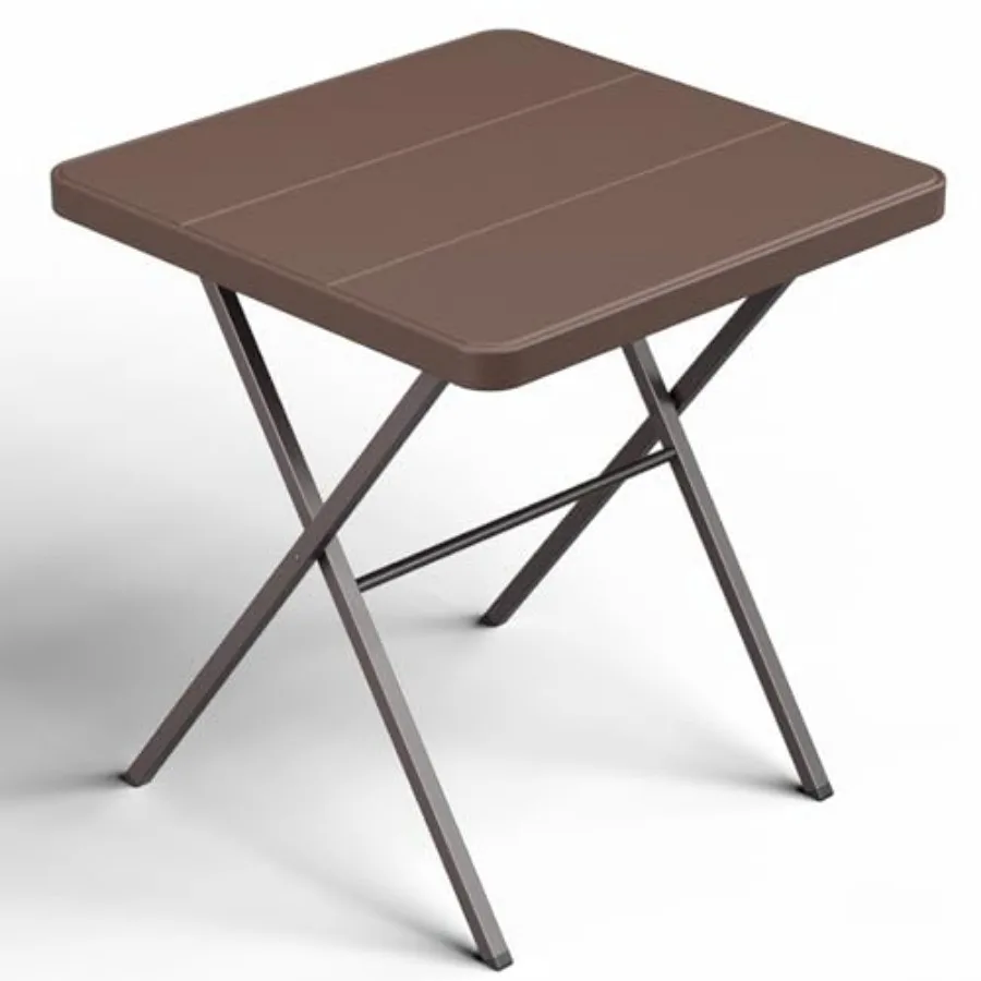 Folding Table 27" Small Foldable Table No Assembly Square Folding Card Table with Heavy-Duty Steel Frame Portable Indoor Outdoo
Folding Table 27" Small Foldable Table No Assembly Square Folding Card Table with Heavy-Duty Steel Frame Portable Indoor Outdoo