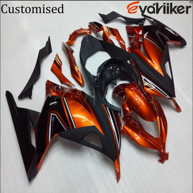 injection Fairings kit for ZX300R 2013 2014 orange black EX300 13 14 motorcycle plastic kit
injection Fairings kit for ZX300R 2013 2014 orange black EX300 13 14 motorcycle plastic kit