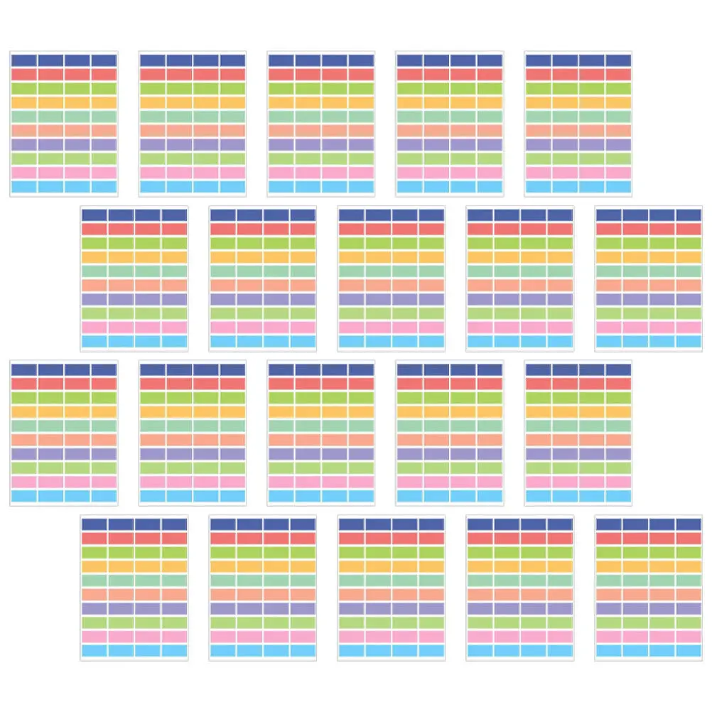 20 Sheets Waterproof Label Stickers Self-Adhesive Classification Stickers for Seasonings Office Home Store Use Multipurpose
20 Sheets Waterproof Label Stickers Self-Adhesive Classification Stickers for Seasonings Office Home Store Use Multipurpose