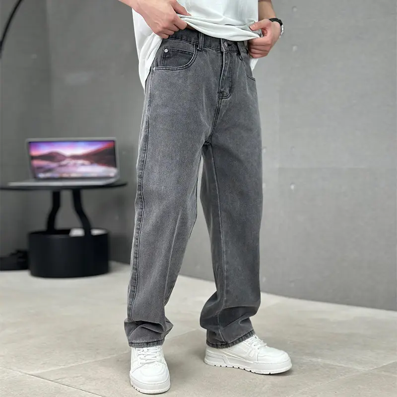 Винтажные потертые мешковатые джинсы, мужская одежда, Harajuku, повседневные джинсовые брюки-карго, корейские модные брюки в стиле хип-хоп, мужские
Винтажные потертые мешковатые джинсы, мужская одежда, Harajuku, повседневные джинсовые брюки-карго, корейские модные брюки в стиле хип-хоп, мужские