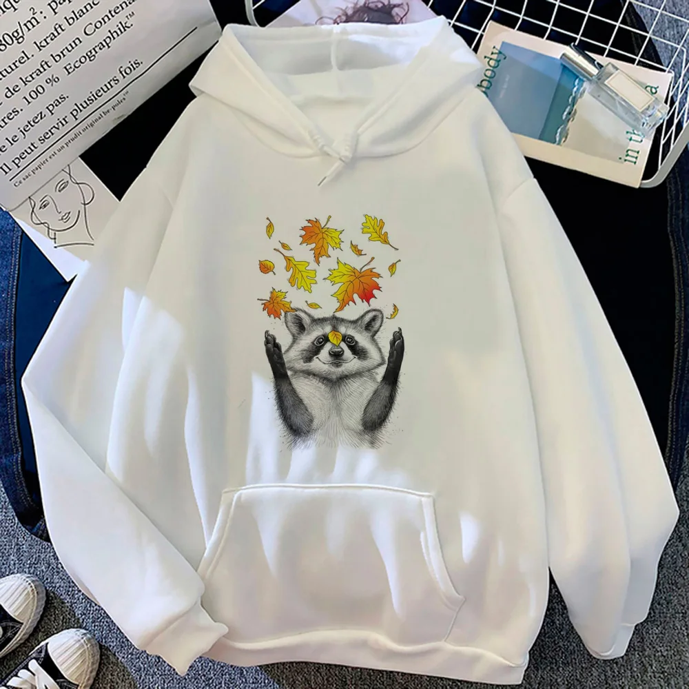 Racoon hoodies women long sleeve top streetwear Fleece sweatshirts women Winter sweatshirts 
Racoon hoodies women long sleeve top streetwear Fleece sweatshirts women Winter sweatshirts