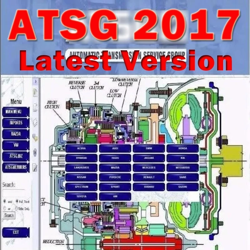 2023 Hot Sell ! ATSG 2017 Automatic Transmission Maintenance Group Repair Information Car Repair Software Unit Failure Detection
2023 Hot Sell ! ATSG 2017 Automatic Transmission Maintenance Group Repair Information Car Repair Software Unit Failure Detection