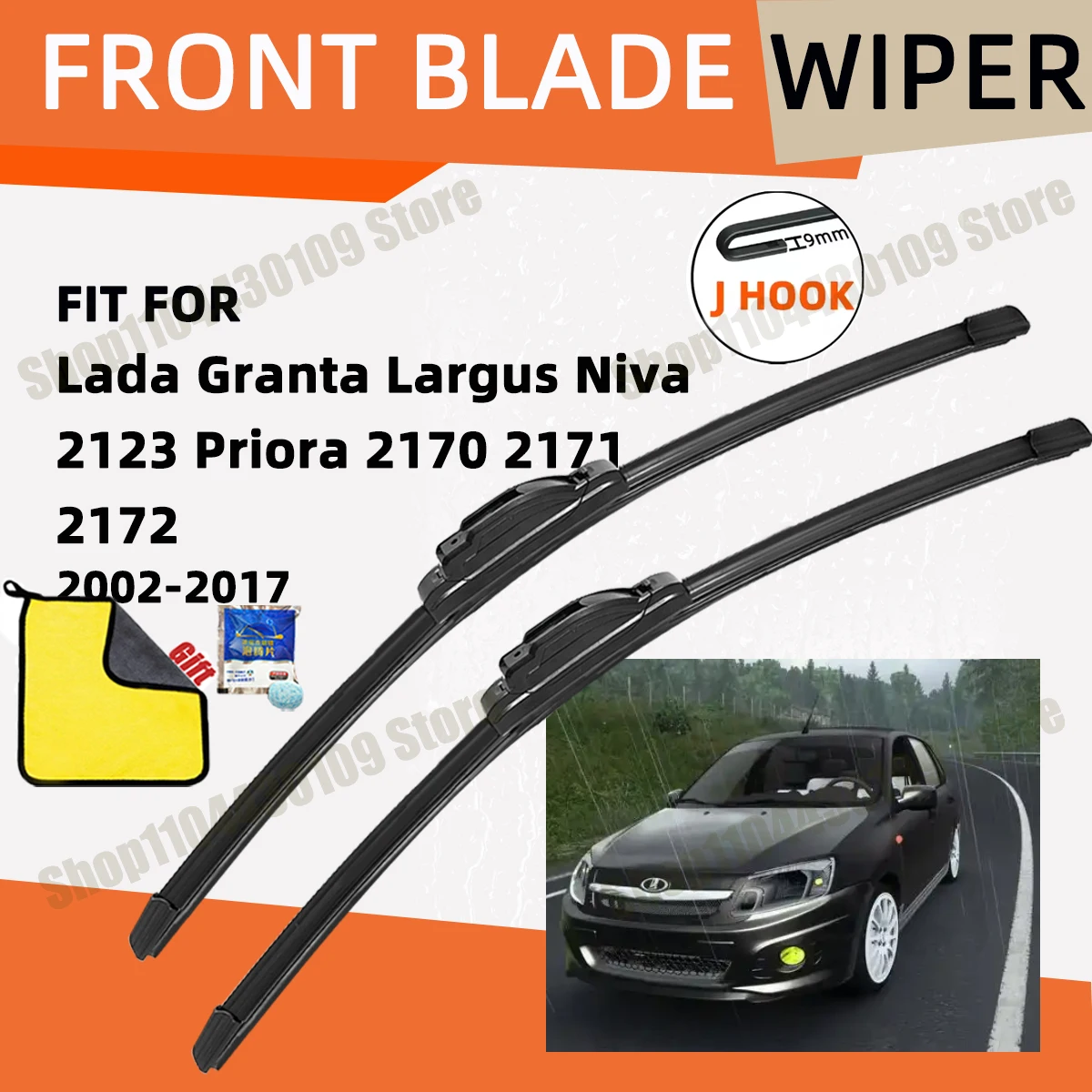 Double Rubber Car Wiper for Lada Granta Largus Niva 2123 Priora 2170 2171 2172 Wiper Blades Brushes Auto Windscreen Window
Double Rubber Car Wiper for Lada Granta Largus Niva 2123 Priora 2170 2171 2172 Wiper Blades Brushes Auto Windscreen Window