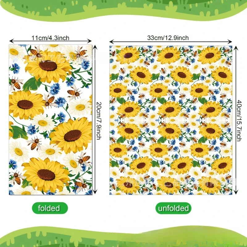 20шт/pac 33*40 см Подсолнечник пчела пружина цветок длинная салфетка Праздничная Вечеринка одноразовая декоративная бумага «сделай сам» бумажные полотенца
20шт/pac 33*40 см Подсолнечник пчела пружина цветок длинная салфетка Праздничная Вечеринка одноразовая декоративная бумага «сделай сам» бумажные полотенца