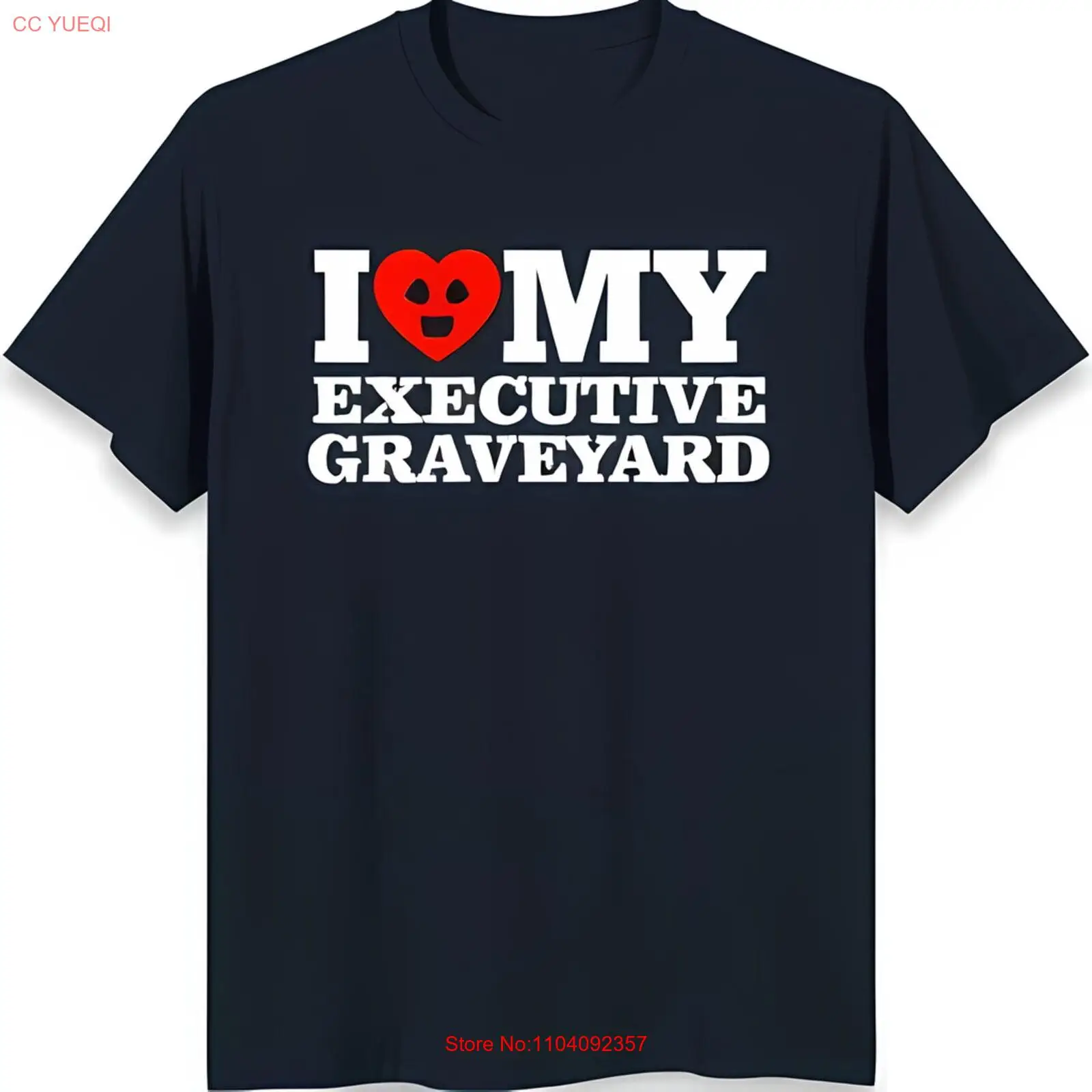 Забавная черная футболка с рисунком улыбающегося сердца «Я люблю своего руководителя»
Забавная черная футболка с рисунком улыбающегося сердца «Я люблю своего руководителя»