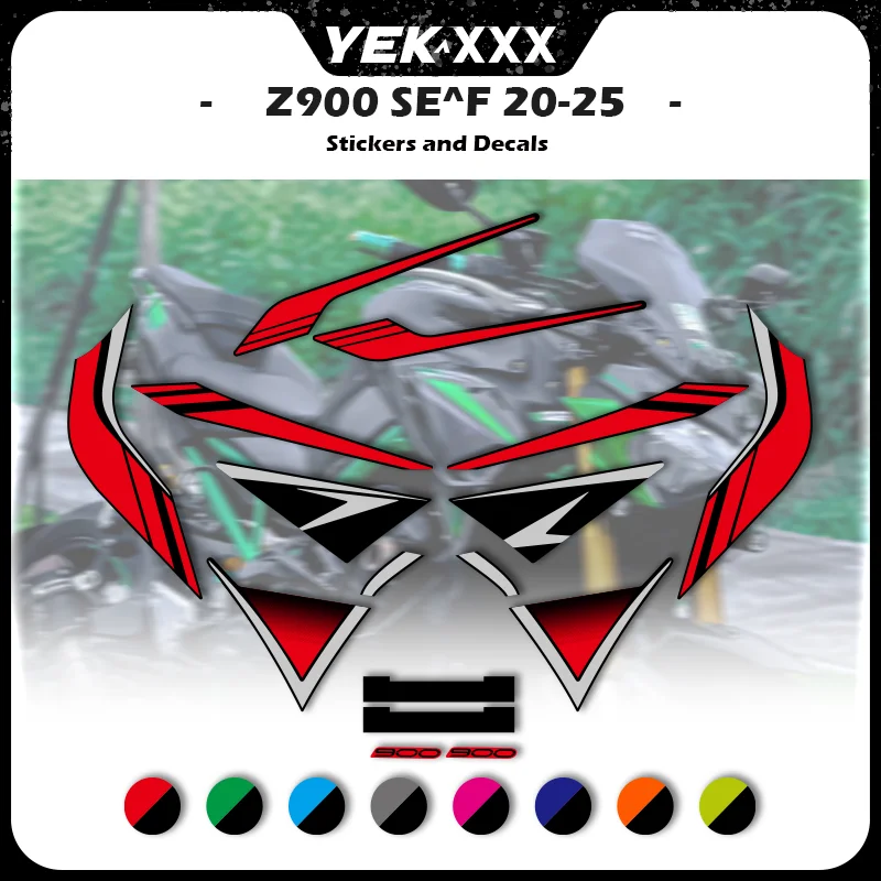 For Kawasaki Z900 Z900SE Z900F 2020-2025 - Full Body Fairing Sticker Decals
For Kawasaki Z900 Z900SE Z900F 2020-2025 - Full Body Fairing Sticker Decals