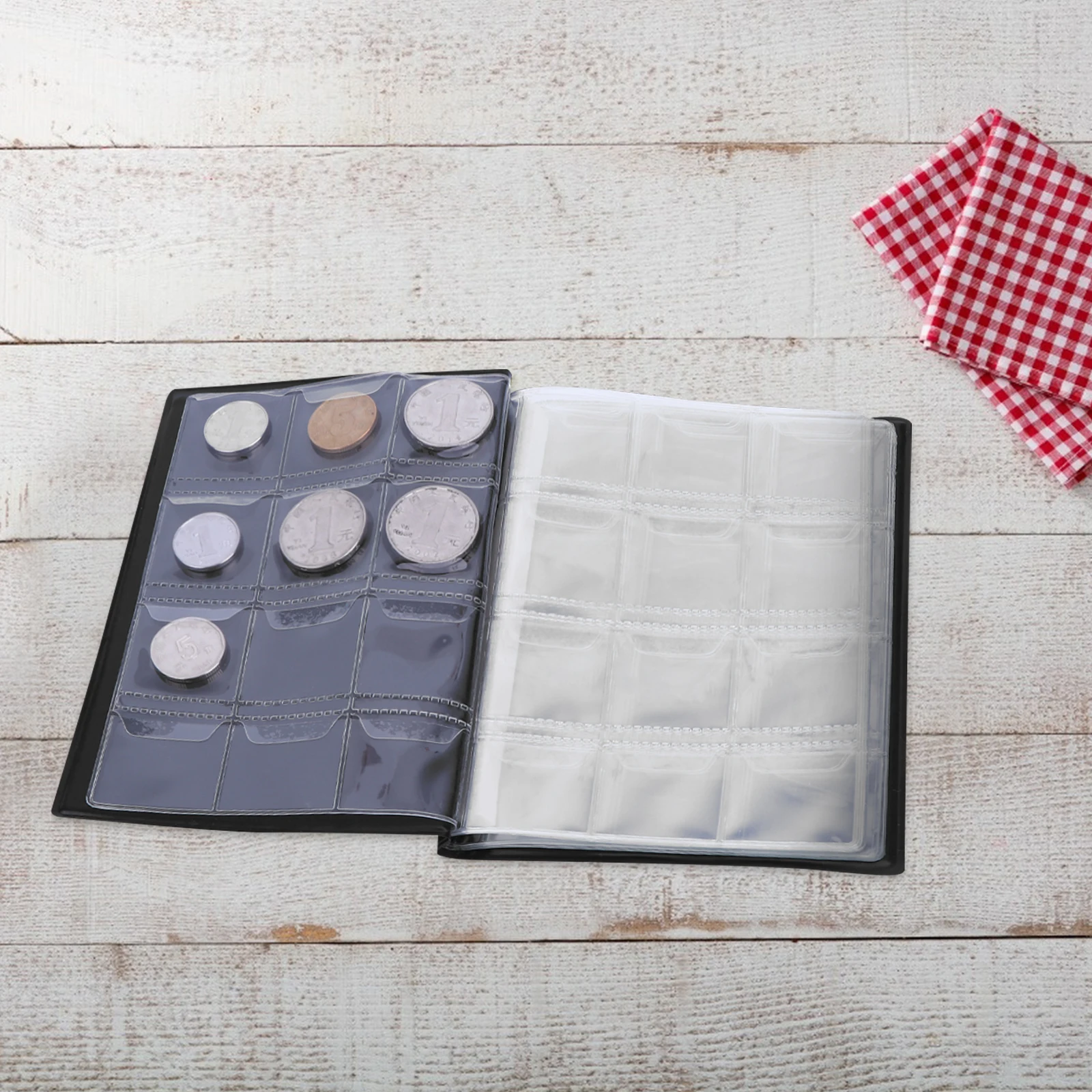 120 Grids Coin Collection Album PVC Lightweight Portable Mini Storage Book For Coins Tokens Medallions Badges Collectors
120 Grids Coin Collection Album PVC Lightweight Portable Mini Storage Book For Coins Tokens Medallions Badges Collectors