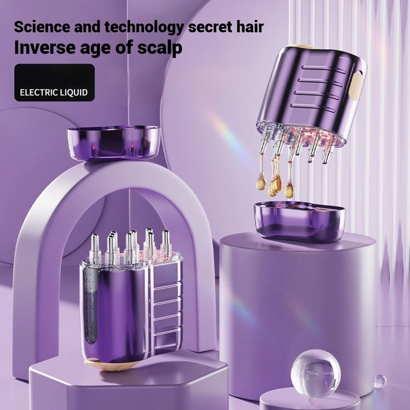 Electric Scalp Applicator with 1ml Minoxidil, Red Light Therapy, Vibrating Massage Roller, and Minoxidil Liquid-Guiding Comb - U
Electric Scalp Applicator with 1ml Minoxidil, Red Light Therapy, Vibrating Massage Roller, and Minoxidil Liquid-Guiding Comb - U