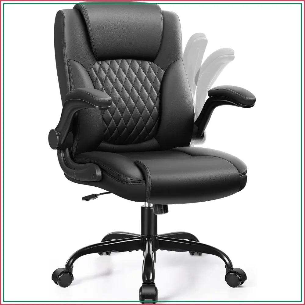 Ergonomic Office Chair with Adjustable Armrests, 360° Swivel, for Short People, Black
Ergonomic Office Chair with Adjustable Armrests, 360° Swivel, for Short People, Black