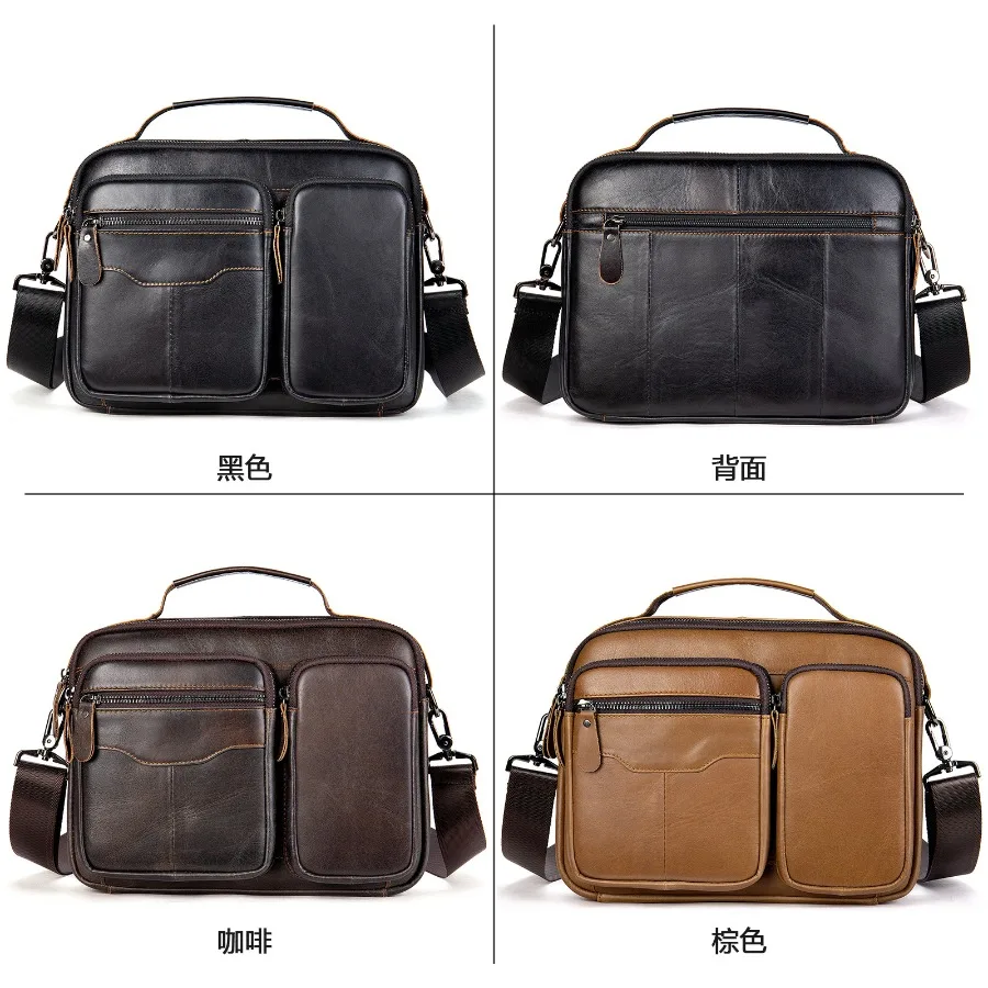 【New Arrival】Men's Vintage Genuine Leather Crossbody Bag, Multi-Pocket Casual Shoulder Messenger Bag, Water Resistant Daily Work & Travel Bag
【New Arrival】Men's Vintage Genuine Leather Crossbody Bag, Multi-Pocket Casual Shoulder Messenger Bag, Water Resistant Daily Work & Travel Bag