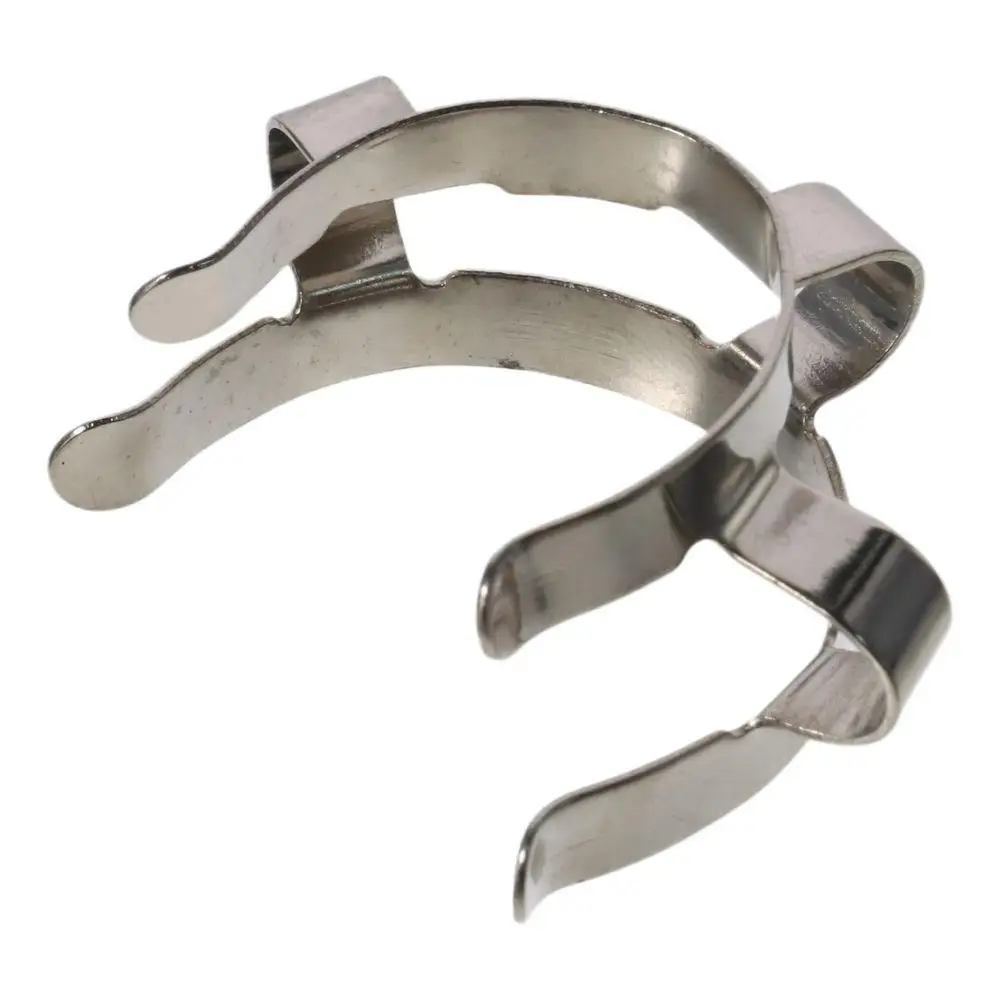 Easy to use Lab Clamp Mounting Clips Joint Clip Laboratory Connector Silver Tone Steel Glass Taper Joints
Easy to use Lab Clamp Mounting Clips Joint Clip Laboratory Connector Silver Tone Steel Glass Taper Joints