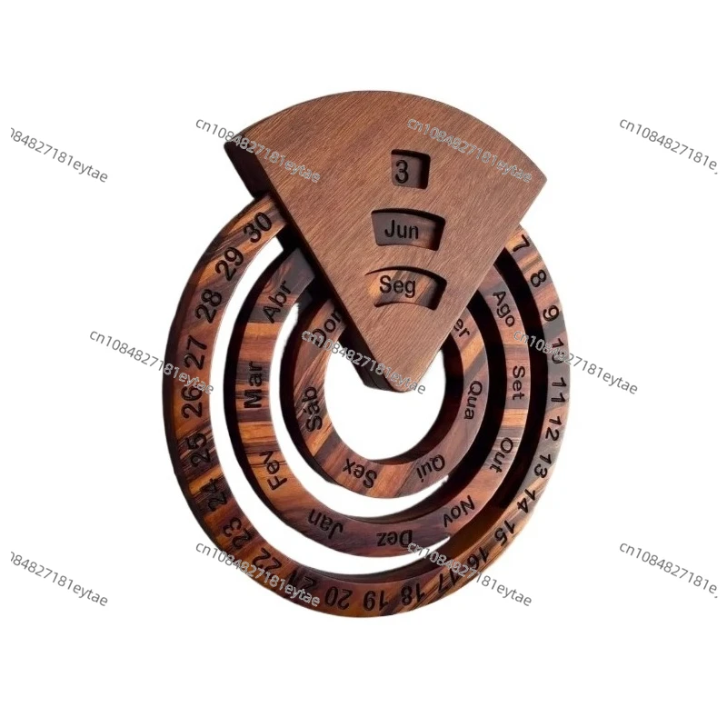 Деревянный декоративный вечный календарь ручной работы, круглый вращающийся настенный календарь, орнамент липового календаря
Деревянный декоративный вечный календарь ручной работы, круглый вращающийся настенный календарь, орнамент липового календаря