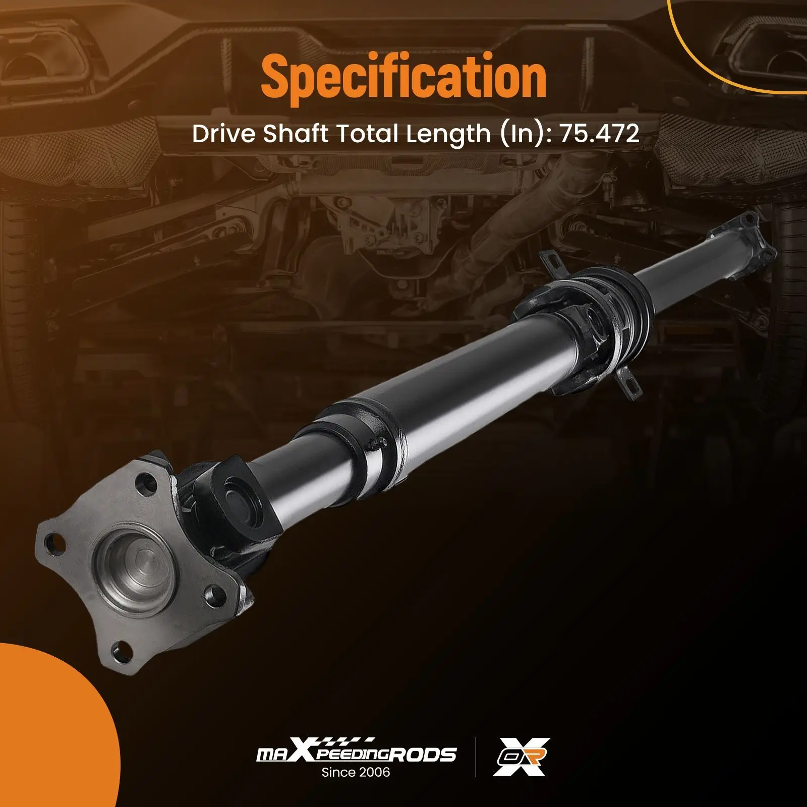 Rear Drive Shaft Propeller Shaft for Toyota Tacoma V6 3.4L 1999-2004 RWD 936-703
Rear Drive Shaft Propeller Shaft for Toyota Tacoma V6 3.4L 1999-2004 RWD 936-703