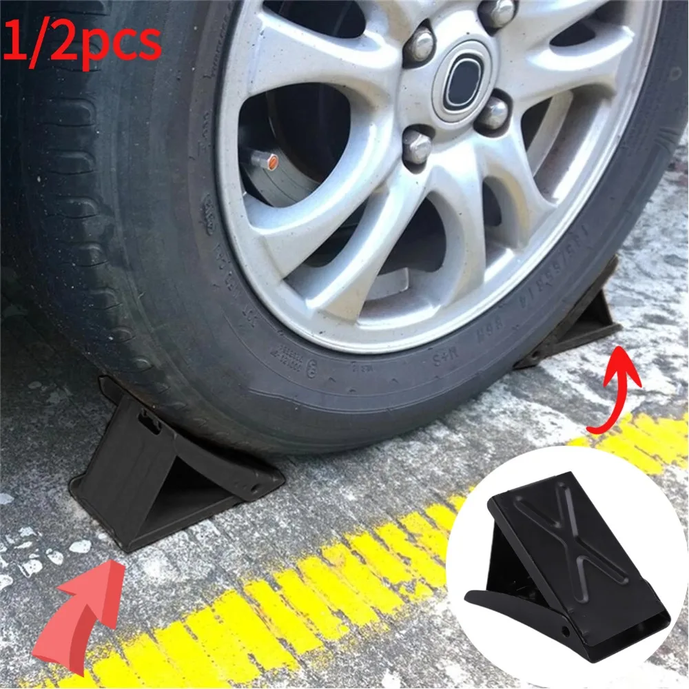 Foldable Car Wheel Chock Metal Anti-Slip Tire Chock Heavy Duty Parking Wedge Safety Wheel Stopper for SUV Trailer RV Truck
Foldable Car Wheel Chock Metal Anti-Slip Tire Chock Heavy Duty Parking Wedge Safety Wheel Stopper for SUV Trailer RV Truck