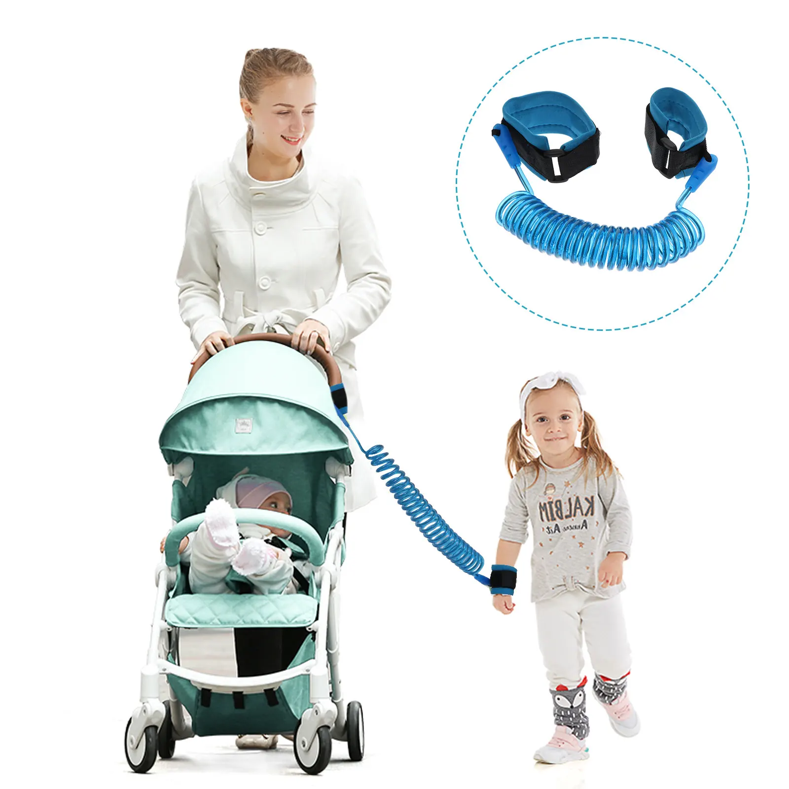2M Anti Lost Wrist Strap Polyester Fiber Wristband Children Adjustable Size Toddler Safety Portable Lightweight
2M Anti Lost Wrist Strap Polyester Fiber Wristband Children Adjustable Size Toddler Safety Portable Lightweight
