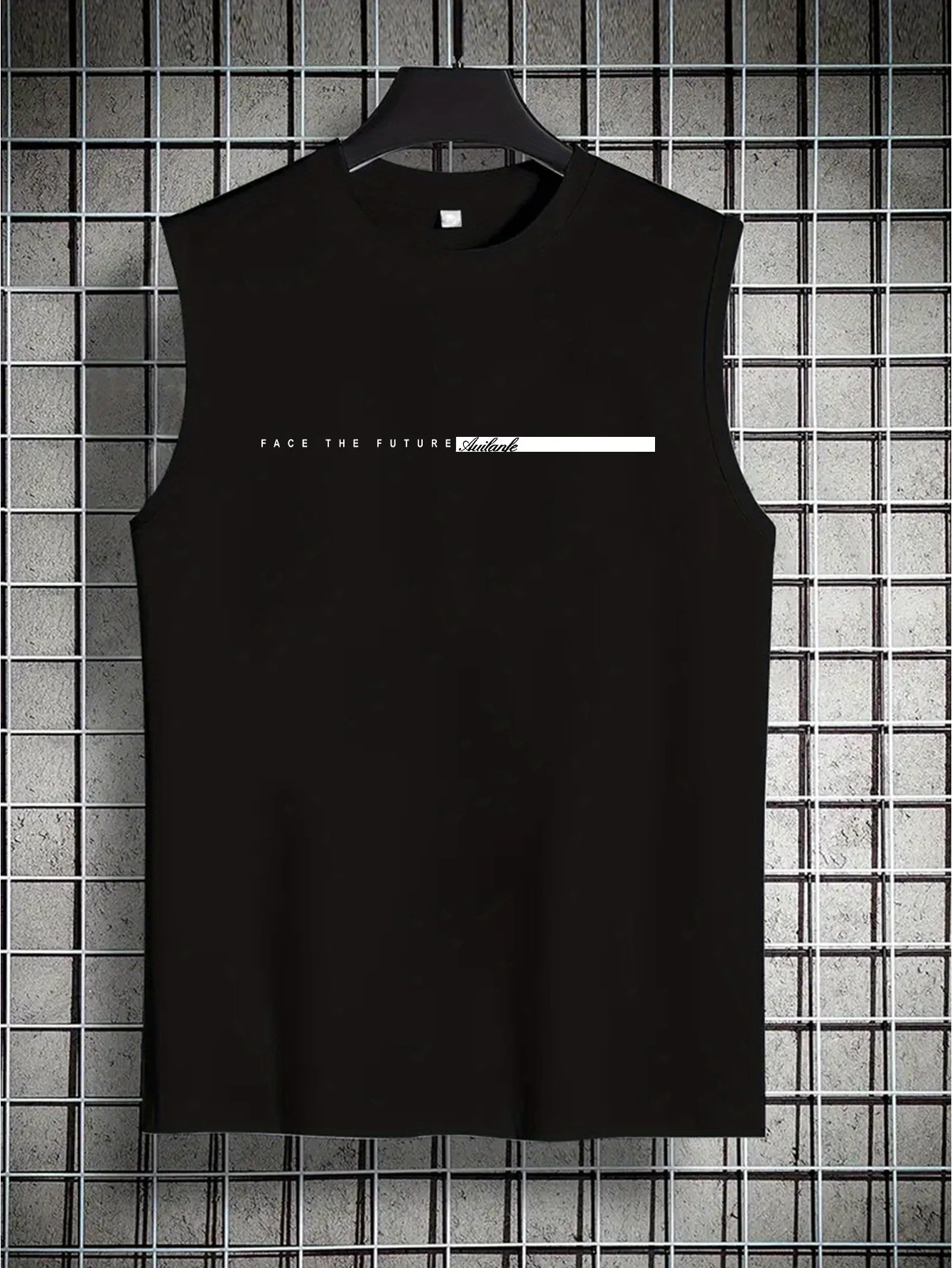 Men's summer casual sports loose FACE THE FUTURE pattern printed comfortable and breathable round neck sleeveless vest
Men's summer casual sports loose FACE THE FUTURE pattern printed comfortable and breathable round neck sleeveless vest