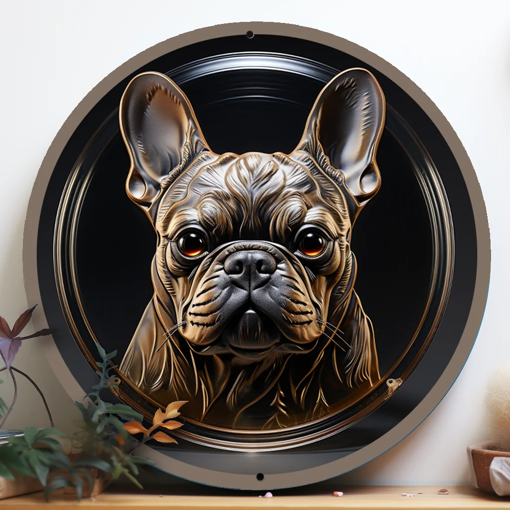 Aluminum logo, animal relief, painted circular wreath, dormitory corridor, garden, home decor, dog themed decorative art
Aluminum logo, animal relief, painted circular wreath, dormitory corridor, garden, home decor, dog themed decorative art