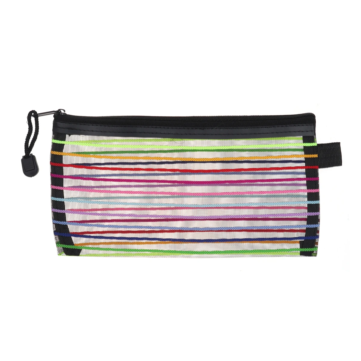 12pcs Pencil Case Mesh Storage Bag Zipper Closure Nylon Material Rainbow Stripes Clutch Folder Travel Organizer
12pcs Pencil Case Mesh Storage Bag Zipper Closure Nylon Material Rainbow Stripes Clutch Folder Travel Organizer