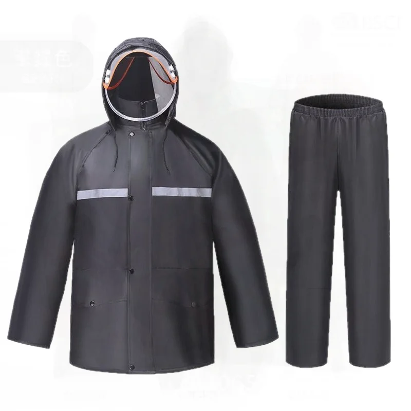 Adult Thick Oxford Cloth Double Split Raincoat Reflective Rain Pants Suit for Motorcycle Electric Bike Riding Waterproof Outdoor
Adult Thick Oxford Cloth Double Split Raincoat Reflective Rain Pants Suit for Motorcycle Electric Bike Riding Waterproof Outdoor