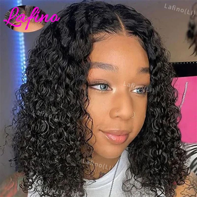 Short Curly Bob Wigs Human Hair 250% Glueless Brazilian Closure Frontal Wigs 13x6 Without Glue Pre Cut Lace Wigs For Women
Short Curly Bob Wigs Human Hair 250% Glueless Brazilian Closure Frontal Wigs 13x6 Without Glue Pre Cut Lace Wigs For Women