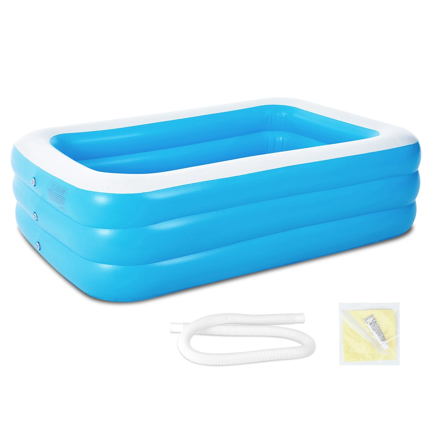 120×72×24 Inch Inflatable Swimming Pool Outdoor Water Pool for Kids Adults Summer Party
120×72×24 Inch Inflatable Swimming Pool Outdoor Water Pool for Kids Adults Summer Party