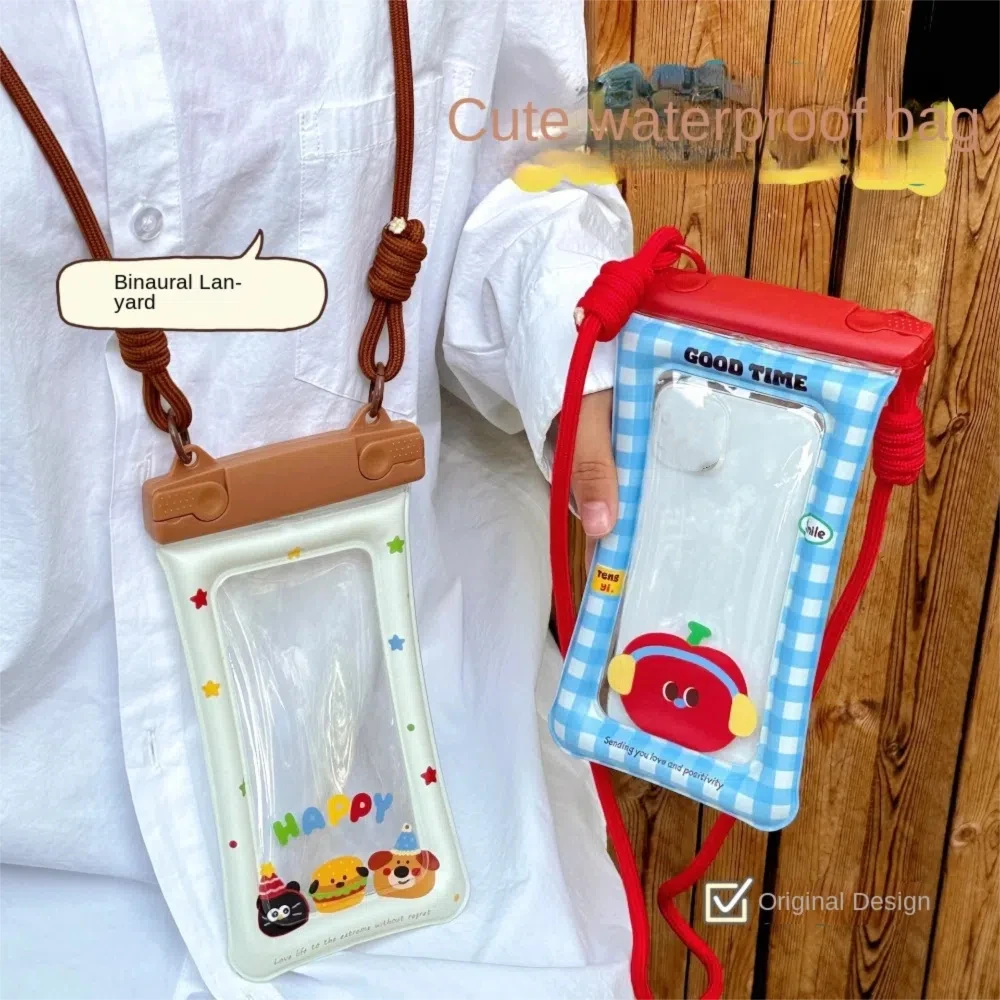Transparent Waterproof Mobile Phone Bag Touch Screen PVC Floating Phone Dry Cover Underwater Dry Double Hanging Rope
Transparent Waterproof Mobile Phone Bag Touch Screen PVC Floating Phone Dry Cover Underwater Dry Double Hanging Rope
