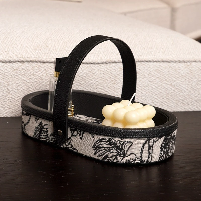 Light Luxury Storage Leather Tray, Desktop Foyer Cabinet Key, Lipstick and Cosmetics Storage Basket, Neat Storage of Small Items
Light Luxury Storage Leather Tray, Desktop Foyer Cabinet Key, Lipstick and Cosmetics Storage Basket, Neat Storage of Small Items