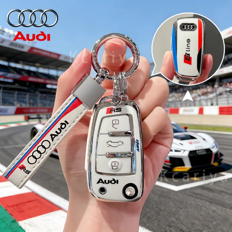 Tpu Fashion Track Style Car Key Case Cover for Audi C5 C6 R8 A1 A3 A4 A5 A6 A7 Q3 Q5 Q7 S6 B6 B7 B8 8P 8V 8L Tt Rs Rs3 S3 Sline
Tpu Fashion Track Style Car Key Case Cover for Audi C5 C6 R8 A1 A3 A4 A5 A6 A7 Q3 Q5 Q7 S6 B6 B7 B8 8P 8V 8L Tt Rs Rs3 S3 Sline