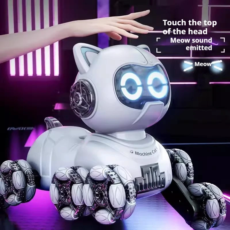 Machine Cat Remote Control Eight Wheel Stunt Robot Cat Gesture Sensing Drift Rechargeable With Led Light Music Spray Dual Toy
Machine Cat Remote Control Eight Wheel Stunt Robot Cat Gesture Sensing Drift Rechargeable With Led Light Music Spray Dual Toy