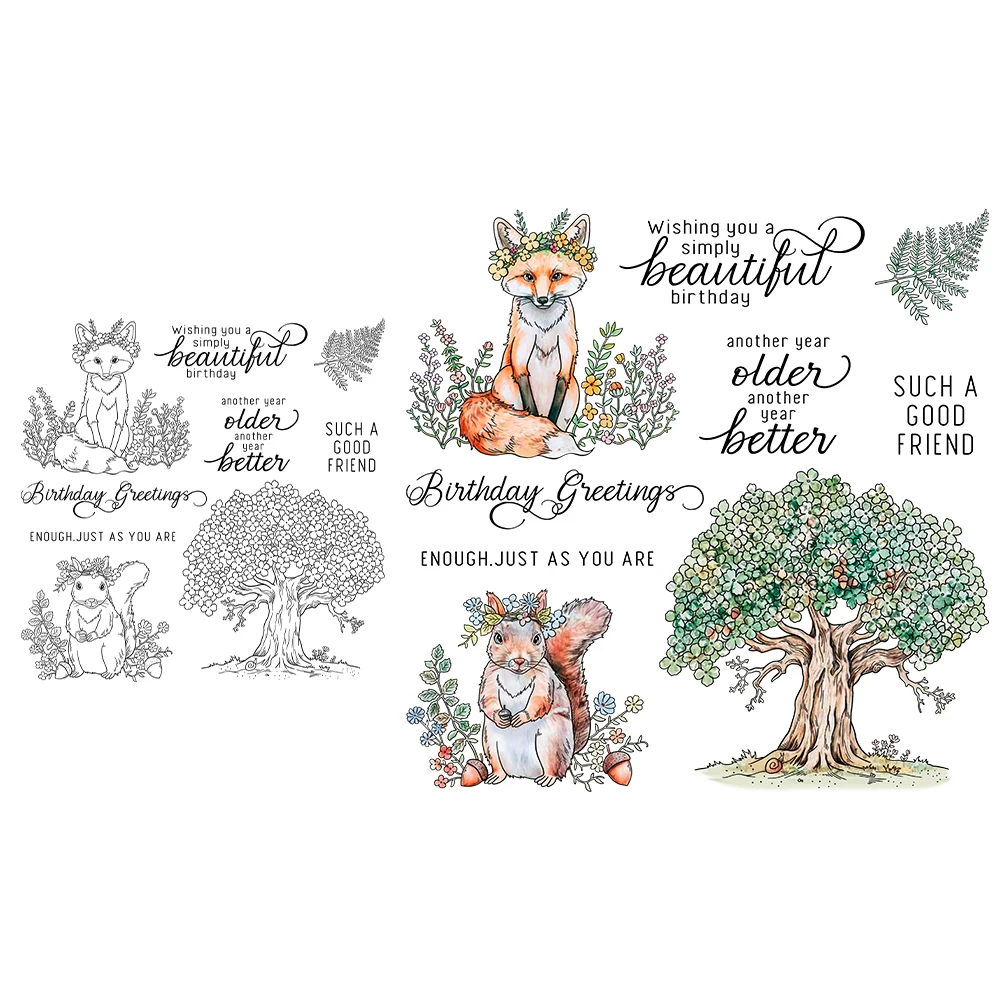 Mangocraft Autumn Winter Trees And Animals Clear Stamp DIY Scrapbooking Supplies Silicone Stamps For Card Making Albums Decor
Mangocraft Autumn Winter Trees And Animals Clear Stamp DIY Scrapbooking Supplies Silicone Stamps For Card Making Albums Decor
