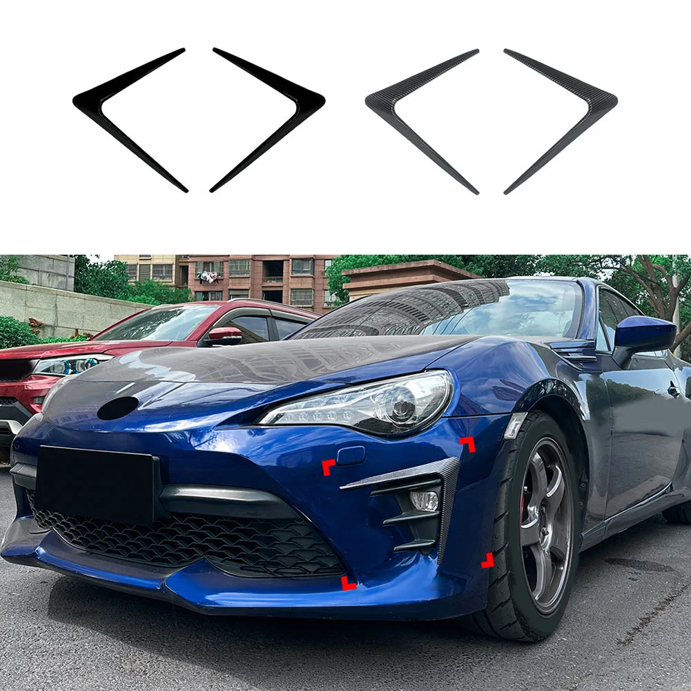 For Toyota For 86 For GT86 Front Bumper Lip Fog Lamp Cover Spoiler Texture Piano Black Car Exterior Trim 2017-20 Carbon Fiber
For Toyota For 86 For GT86 Front Bumper Lip Fog Lamp Cover Spoiler Texture Piano Black Car Exterior Trim 2017-20 Carbon Fiber