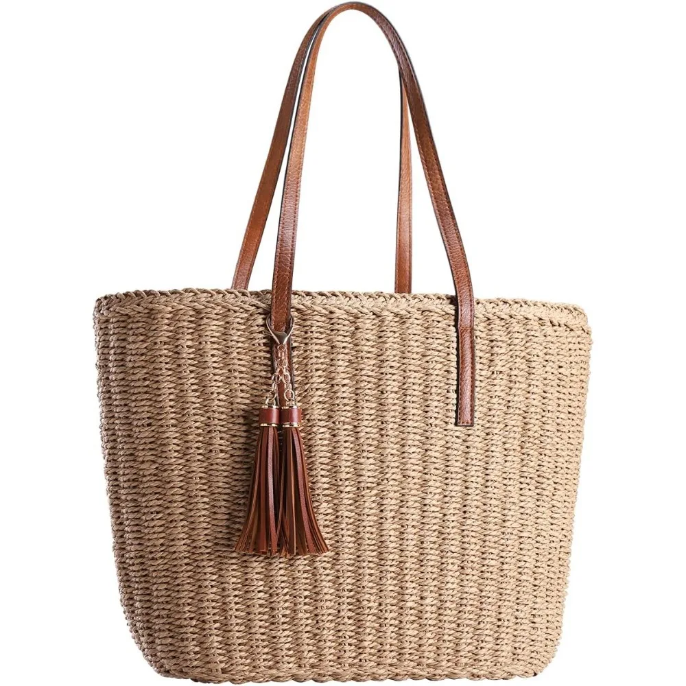 Straw Bags For Women | M Size Travel Straw Totes Bag Woven Summer Handmade Shoulder Bag Handbag
Straw Bags For Women | M Size Travel Straw Totes Bag Woven Summer Handmade Shoulder Bag Handbag