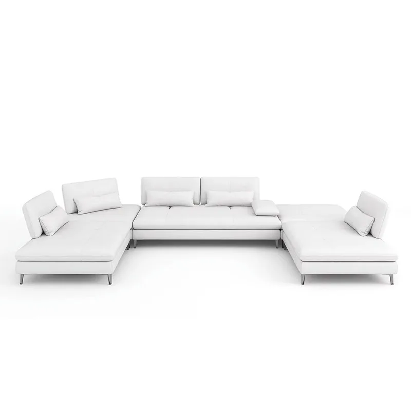 French leather sofa light luxury horizontal hall villa large apartment wide sitting deep
French leather sofa light luxury horizontal hall villa large apartment wide sitting deep
