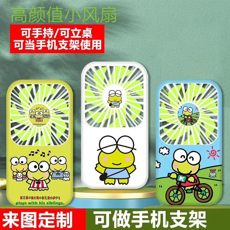 Summer KeroKeroKeroppi Anime Kawaii Sanrio Handheld Mini Fan Cute USB Charging Portable Mini Desktop Electric Fan Gifts Toys
Summer KeroKeroKeroppi Anime Kawaii Sanrio Handheld Mini Fan Cute USB Charging Portable Mini Desktop Electric Fan Gifts Toys