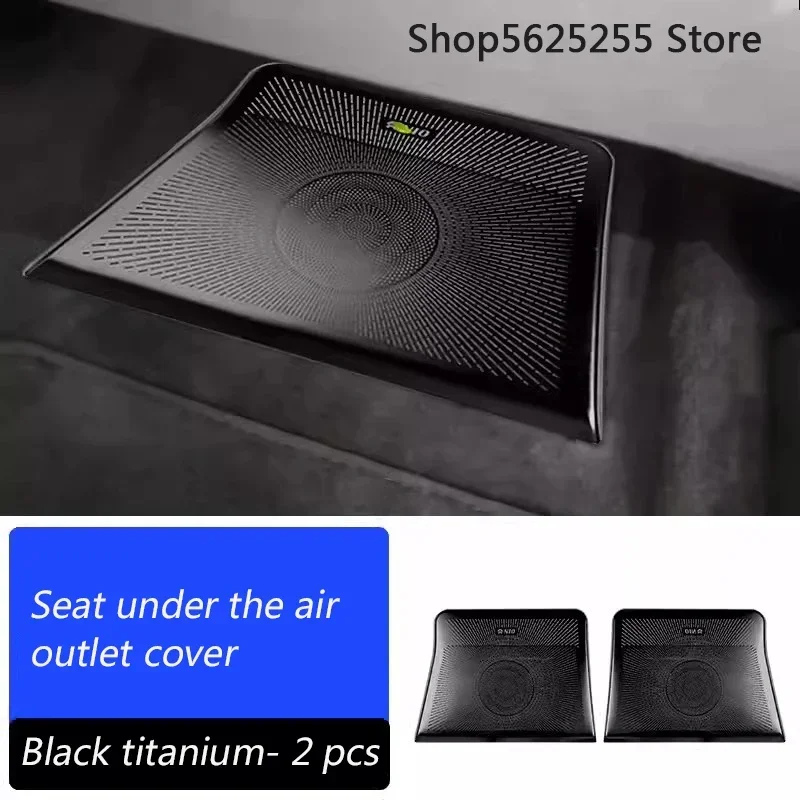 For NIO ES8 2023-2024 Car Air Outlet Covers Rear Seat Air Condition Stainless Steel Protective Cover Decoration Supplies
For NIO ES8 2023-2024 Car Air Outlet Covers Rear Seat Air Condition Stainless Steel Protective Cover Decoration Supplies
