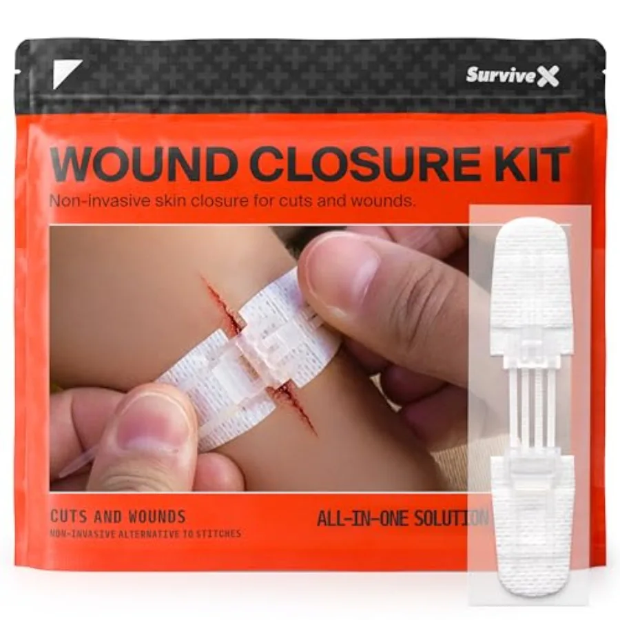 Zip Wound Closure Strips - Repair Wounds Without es - Zip Sutures - Laceration Closure First Aid
Zip Wound Closure Strips - Repair Wounds Without es - Zip Sutures - Laceration Closure First Aid