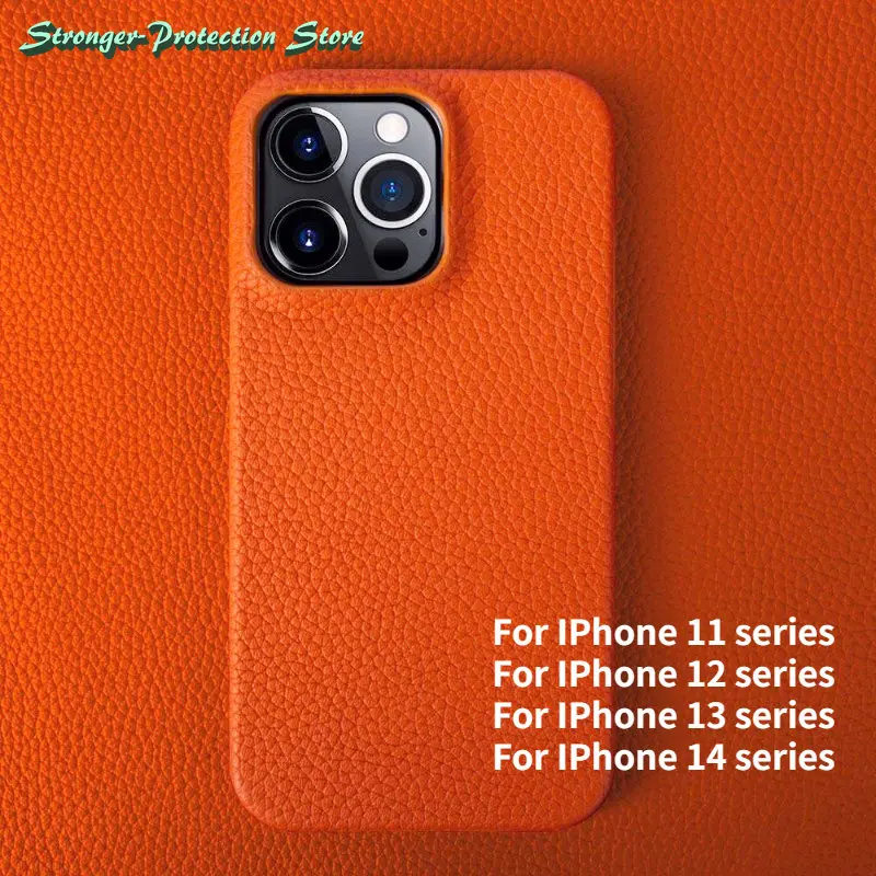 Genuine Leather Case For IPhone 14 Pro Max Lychee Pattern Cowhide IPhone 11 12 13 Pro Max Cover Luxury Business Leather case
Genuine Leather Case For IPhone 14 Pro Max Lychee Pattern Cowhide IPhone 11 12 13 Pro Max Cover Luxury Business Leather case