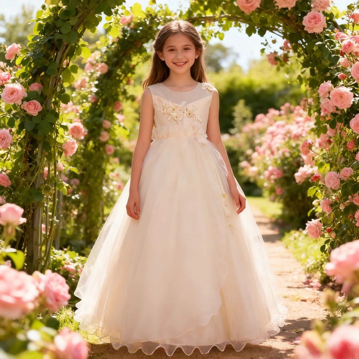 Party Dresses For Girls Flower Princess Dress Elegant Girl Piano Performance Gown Wedding White Bridesmaid Dress For Girls
Party Dresses For Girls Flower Princess Dress Elegant Girl Piano Performance Gown Wedding White Bridesmaid Dress For Girls
